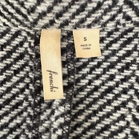 Frenchi Tweed Jacket Black and White size Small - Picture 9 of 14